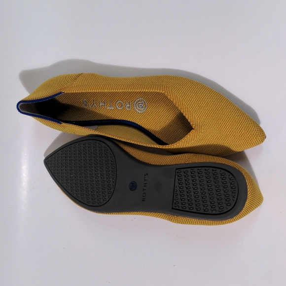 ROTHY'S THE POINT MARIGOLD WOMEN'S FLAT SHOE - Picture 4 of 15